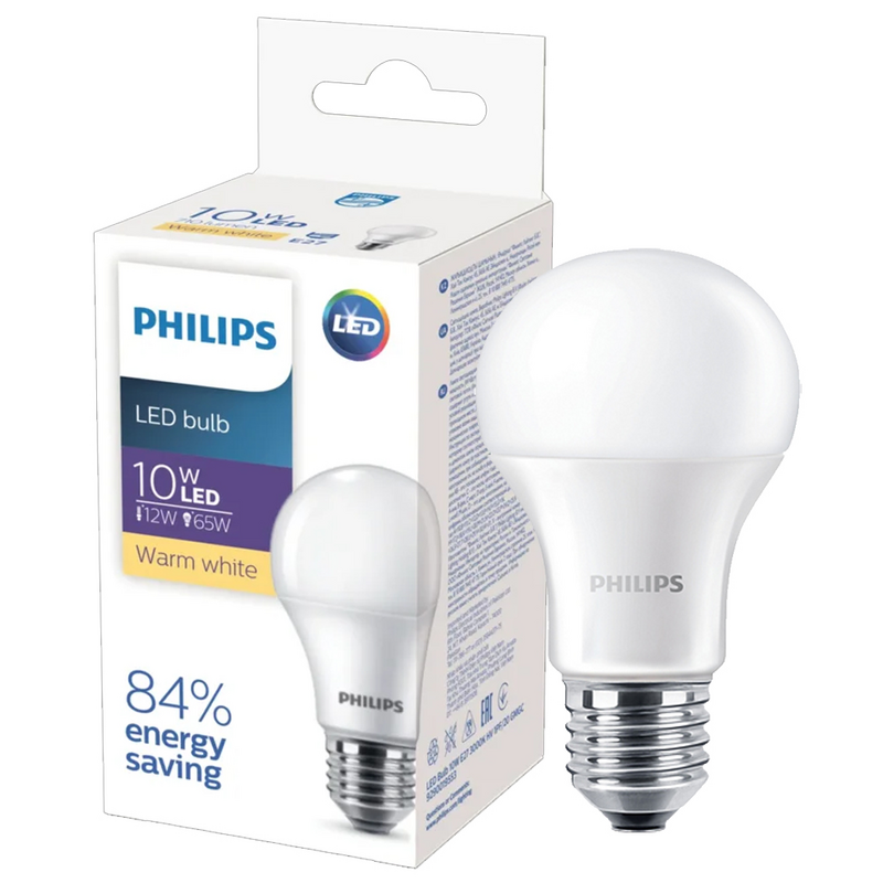 Лампа світлодіодна Philips (8718699639693) 10Вт, E27, 3000K